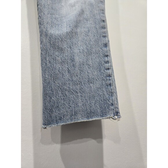 Anthropologie Pilcro And The Letterpress Hyphen Straight Jeans Raw Hem Sz 30 - Picture 3 of 6